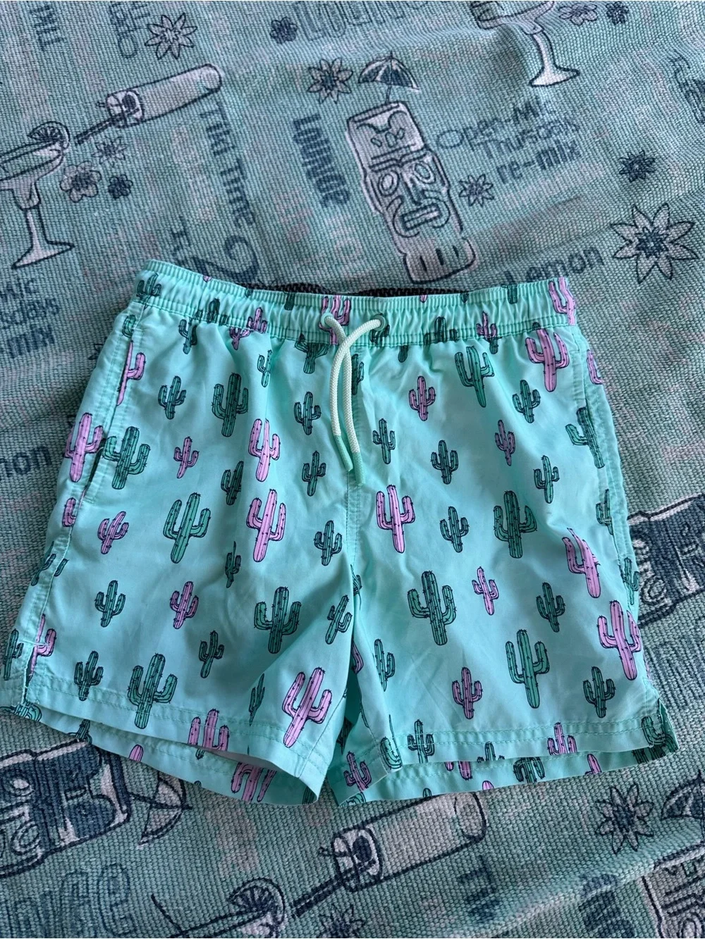 Boys Swim trunk Bundle 3 Shorts - Cat and Jack,Art Class and J. Crew - Size 10